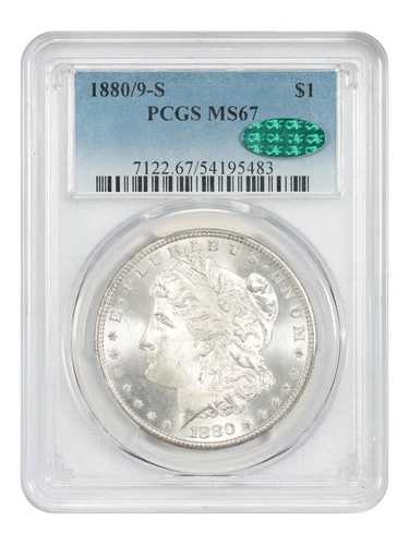 1880/9-S $1 PCGS/CAC MS67 - モルガン・ダラー｜WORLD RESOURCE【QUEEN店】
