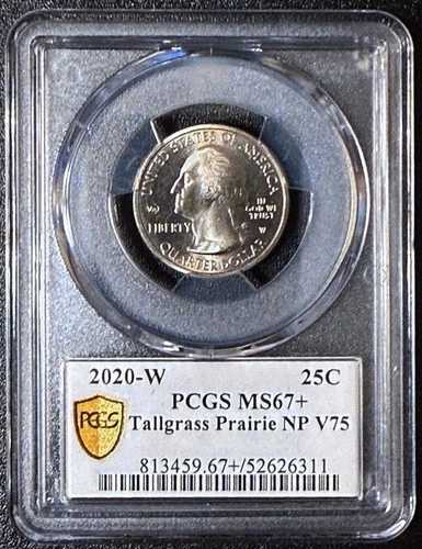 2020-W V75 トールグラス・プレーリー クォーター 25セント PCGS MS67+ 第二次世界大戦コイン 3枚のうちの1枚｜WORLD RESOURCE【QUEEN店】 380,160円