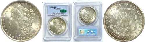 1900-O/CC 1ドルモルガン・ダラー - PCGS MS-64 CAC