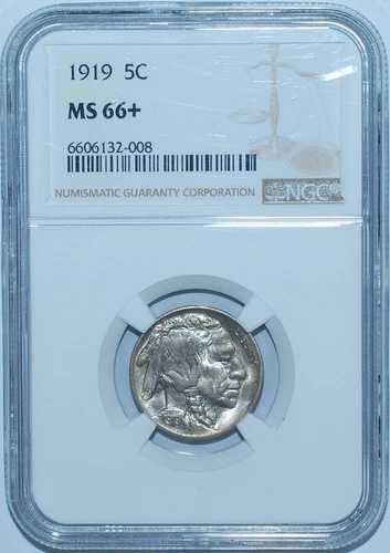 1919 NGC MS66+ バッファローニッケル