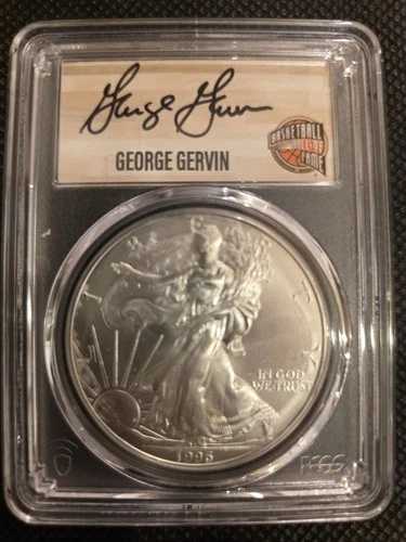 1996 ジョージ・ガービン ラベル シルバー イーグル PCGS MS70 (5 枚セット!)