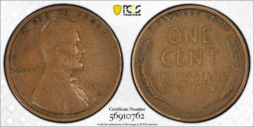 1909-S VDB リンカーン セント VF30 PCGS