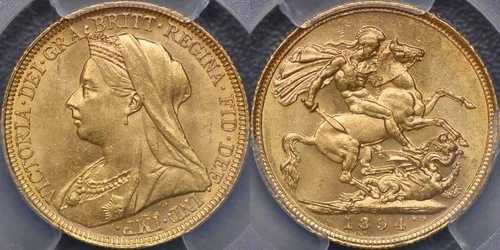 1894年シドニーソブリン - PCGS MS63