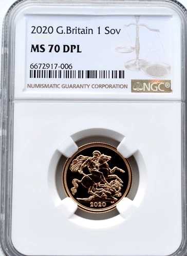2020年 ゴールドソブリン NGC MS70 DPL 英国王立造幣局発行|WORLD RESOURCE【QUEEN店】