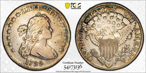 1799 年 ドレープ バスト ドル *PCGS 良好* 希少 B-5、BB-157、R-2 *送料無料!!!|WORLD RESOURCE【QUEEN店】