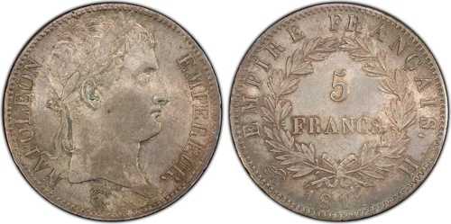 フランス - ナポレオン - 5フラン 1811年 ラ・ロシェル - PCGS MS62 - トップポップ -|WORLD RESOURCE【QUEEN店】