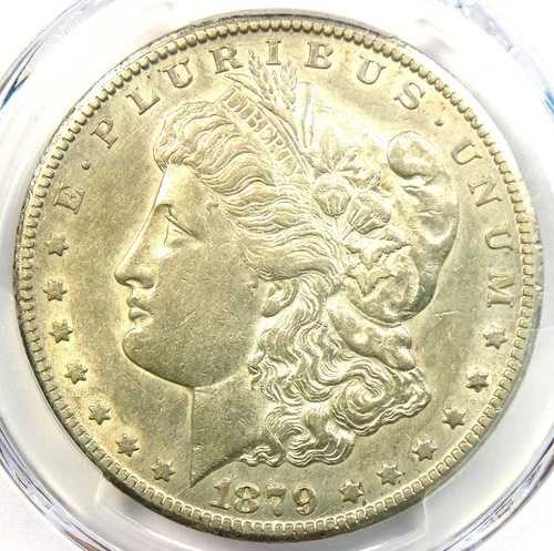 1879-CC モーガン銀貨 $1 カーソンシティコイン - PCGS AU 認定詳細
