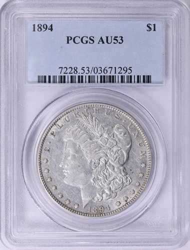 1894-P モルガン・ダラー AU-53 PCGS認定