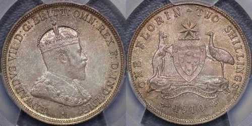 1910年フローリン - PCGS MS64
