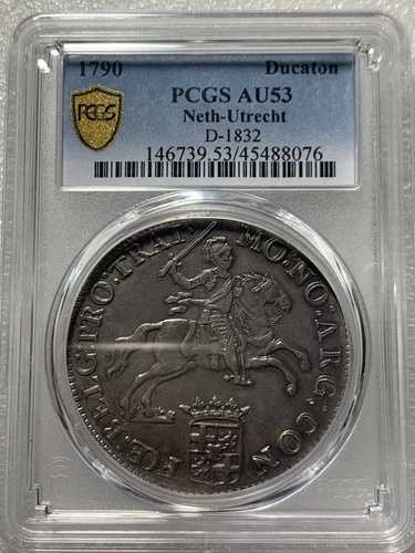 1790年製 デュカトン PCGS AU53 556,160円