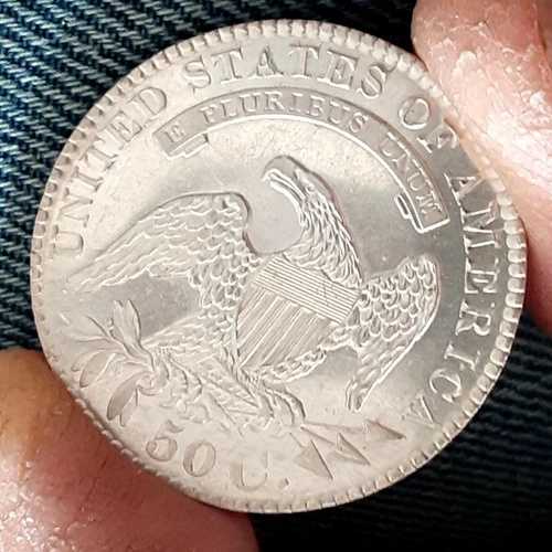 1829年製 キャップドバスト ハーフダラー プルーフ品質 チョイス BU PCGS グレード58｜WORLD RESOURCE【QUEEN店】