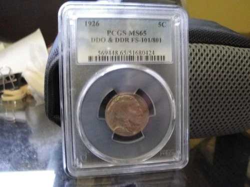 1926年 PCGS MS65 バッファローニッケル DDO DDR バラエティポップ 2/3高 BV $2,500｜WORLD RESOURCE【QUEEN店】