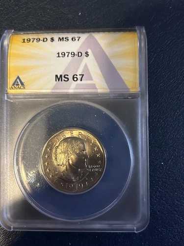 1979-D $1 ANACS MS67公式格付け、MS68非公式格付け 400,400円