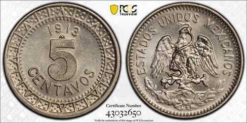 1913 5センターボ PCGS MS66 トップポップファイネスト 400,400円