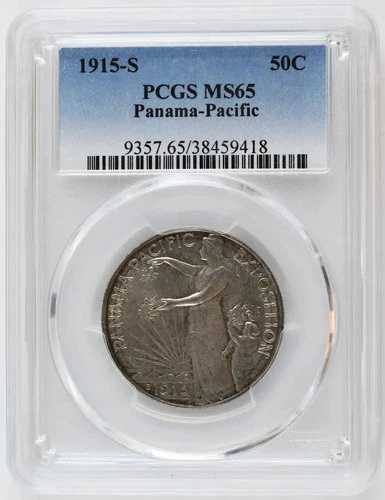 1915年 Sクラシック記念パナマ - パシフィック博覧会 PCGS MS-65