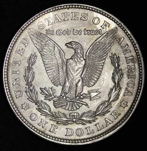 1921年 モルガン銀貨 AU 90%銀！1ドル硬貨 アメリカ造幣局 送料無料