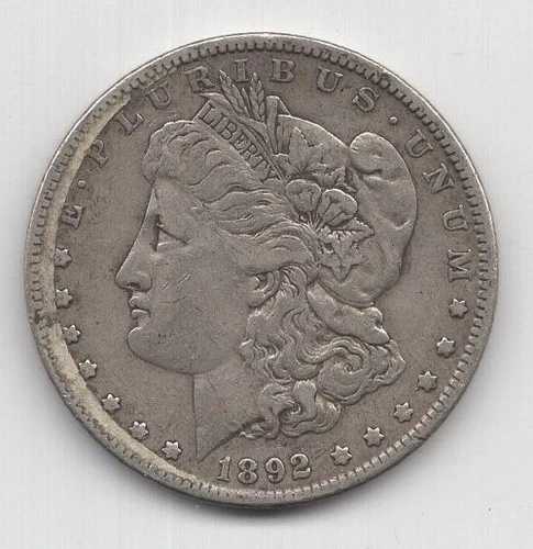 1892年フィラデルフィア ファイン モルガン銀貨
