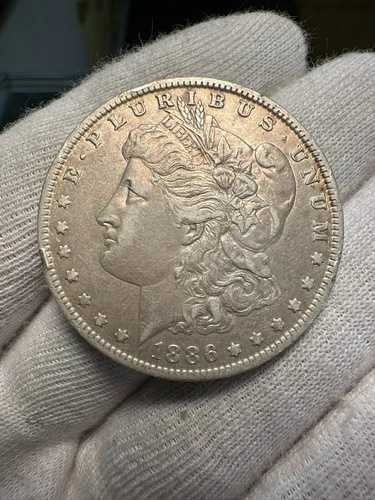 1886-O モルガン銀貨 XF