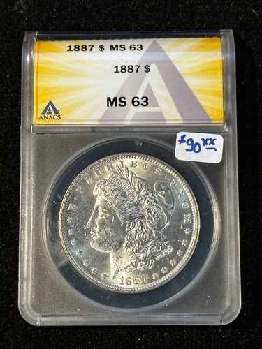 1887年 モルガン・ダラー ANACS MS 63 805