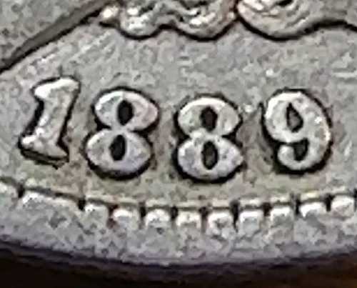 1889-O VAM 6 ダブルデイト モルガンドル 美品 オリジナル 美品 最高価格 eBay* CHRC
