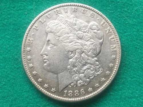 1886-P モルガン銀貨 XF-AU コンディション 38,610円