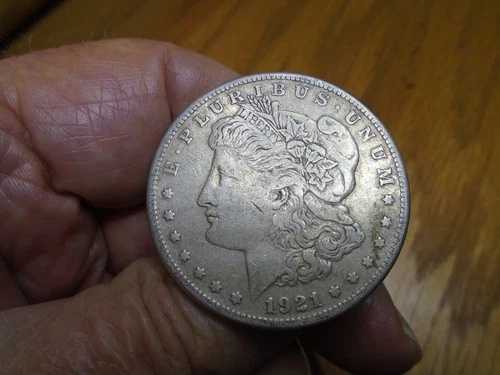 1921年 モルガン・ダラー XF 90% 銀 1ドル 米国コイン コレクターズ