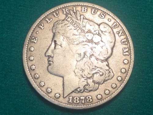 1878年モルガン銀貨78枚裏面、良好な状態