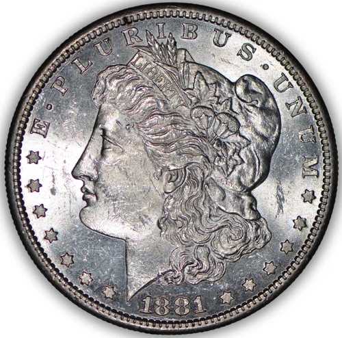 1881-S モルガン銀貨 ~ 未流通