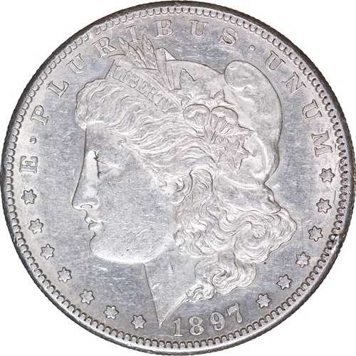 1897-S 1ドルモルガン銀貨 ~ 未流通品詳細