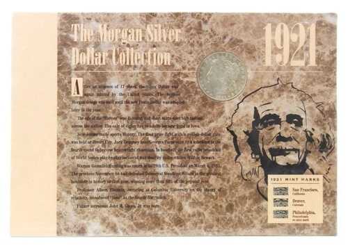 1921-S モルガン銀貨コレクション真贋証明書 38,610円