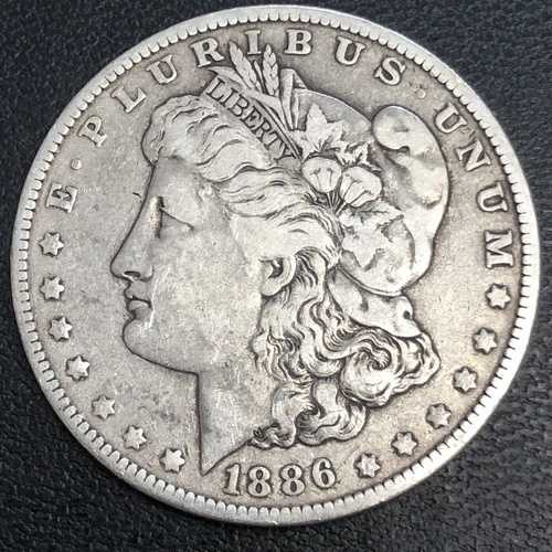 1886年 O モルガン・ダラー 1ドル ハイグレード XF #33675 38,610円