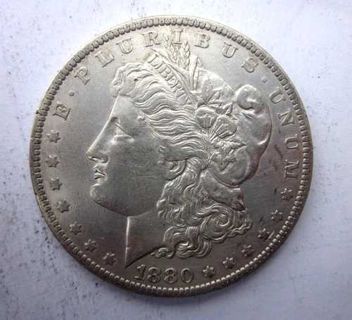 1880-O モーガン 1ドル銀貨 ニューオーリンズ造幣局 VAM NICE MICRO 0 #2
