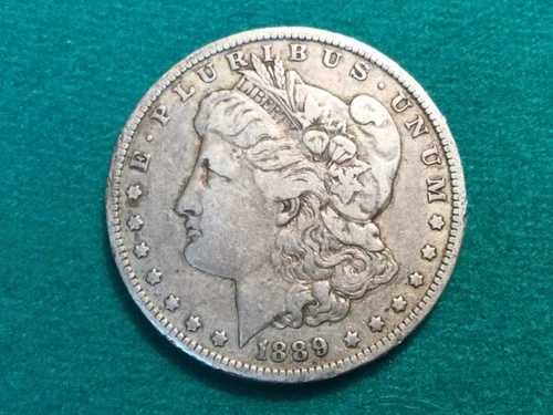 1889-O モルガン銀貨、非常に良好な状態