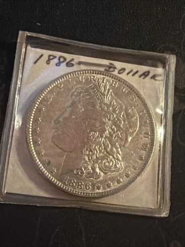 1886年モルガン・ダラー銀貨 ? ミントマークなし ? 銀90% $1
