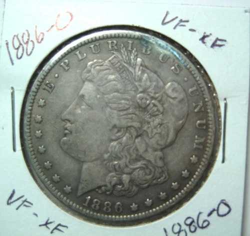 1886-O モーガン銀貨 ~ 細部まで美しく、VF-XF コンディション ~ 美しいアルバムコイン*
