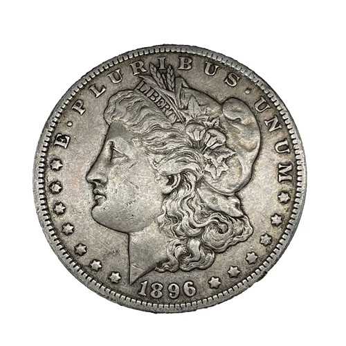 1896 O モルガン ダラー VF - XF トーン 90% シルバー 1 ドル US コイン # 1476