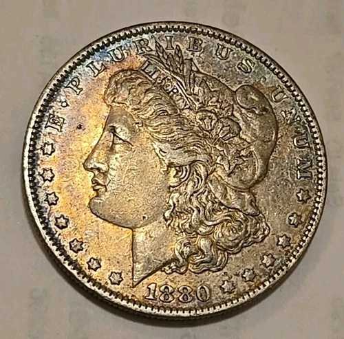 1880 O $1 モルガン銀貨マイクロ o