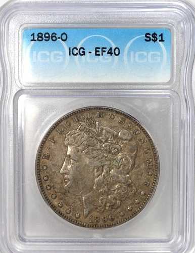 1896-O モルガン・ダラー：ICG EF40