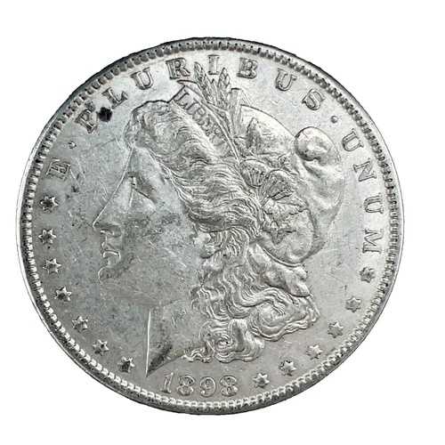 1898年 モルガン・ダラー 90% 銀 1ドル 米国貨幣 コレクターズアイテム #1462