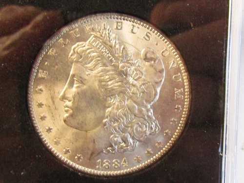 アメリカ合衆国 1884年 - O モルガン シルバードル UNC 状態良好 詳細* 40,040円