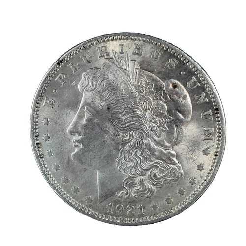 1921年 モルガン・ダラー 未使用 90%銀 1ドル 米国コイン #1083
