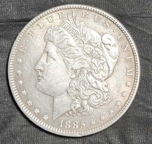 1885年モルガン銀貨 - AU詳細