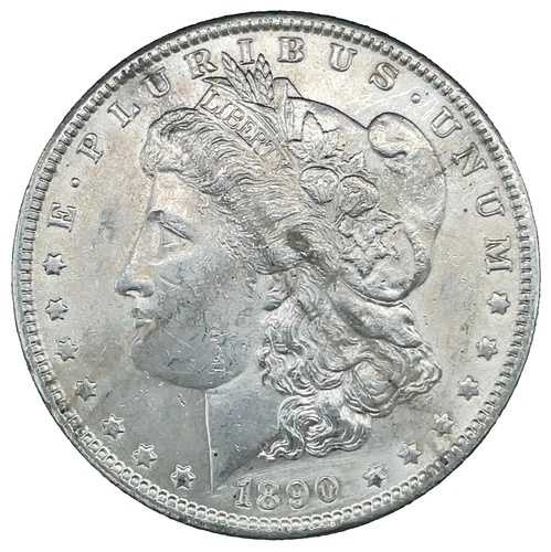 1890年 モルガン・ダラー MS 90% 銀貨 1ドル 米国貨幣 コレクターズアイテム #669 40,040円