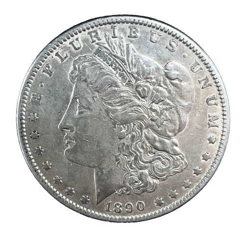 1890年 モルガン・ダラー 90%銀貨 1ドル 米国貨幣 コレクターズアイテム #391