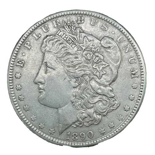 1890年- モルガン・ダラー 90%銀貨 1ドル米国貨幣 コレクターズアイテム #578