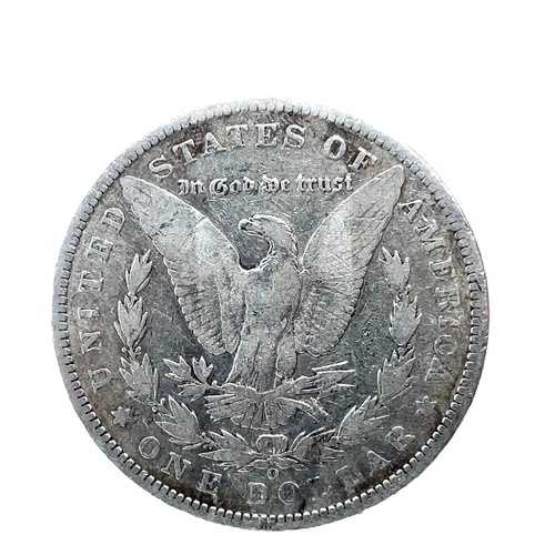 1896-O モルガン・ダラー VF 非常に良好な 90% 銀貨 1 ドル US コイン # 1658 40,040円
