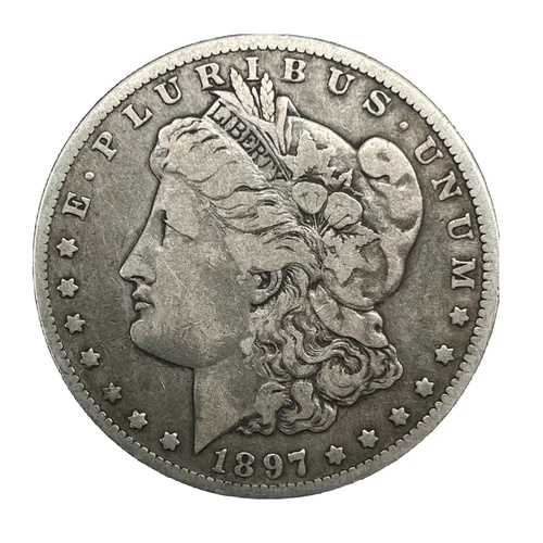 1897-O モルガン・ダラー VF/XF 90% 銀 1 ドル US コイン コレクターズアイテム #1231 40,040円