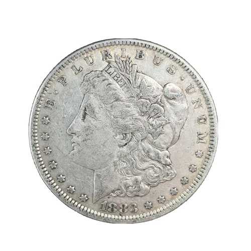 1883年 モルガン・ダラー VF 非常に良好な90%銀貨 1ドル 米国貨幣 コレクターズアイテム #791