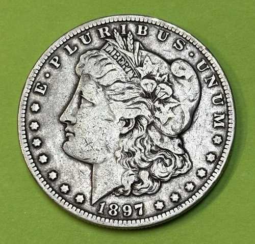 1897-O モルガン銀貨 XF