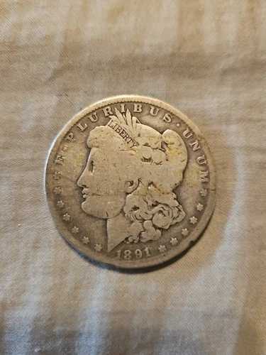 1891年 O モーガン シルバードル 本物 ハイグレード 米国造幣局コイン